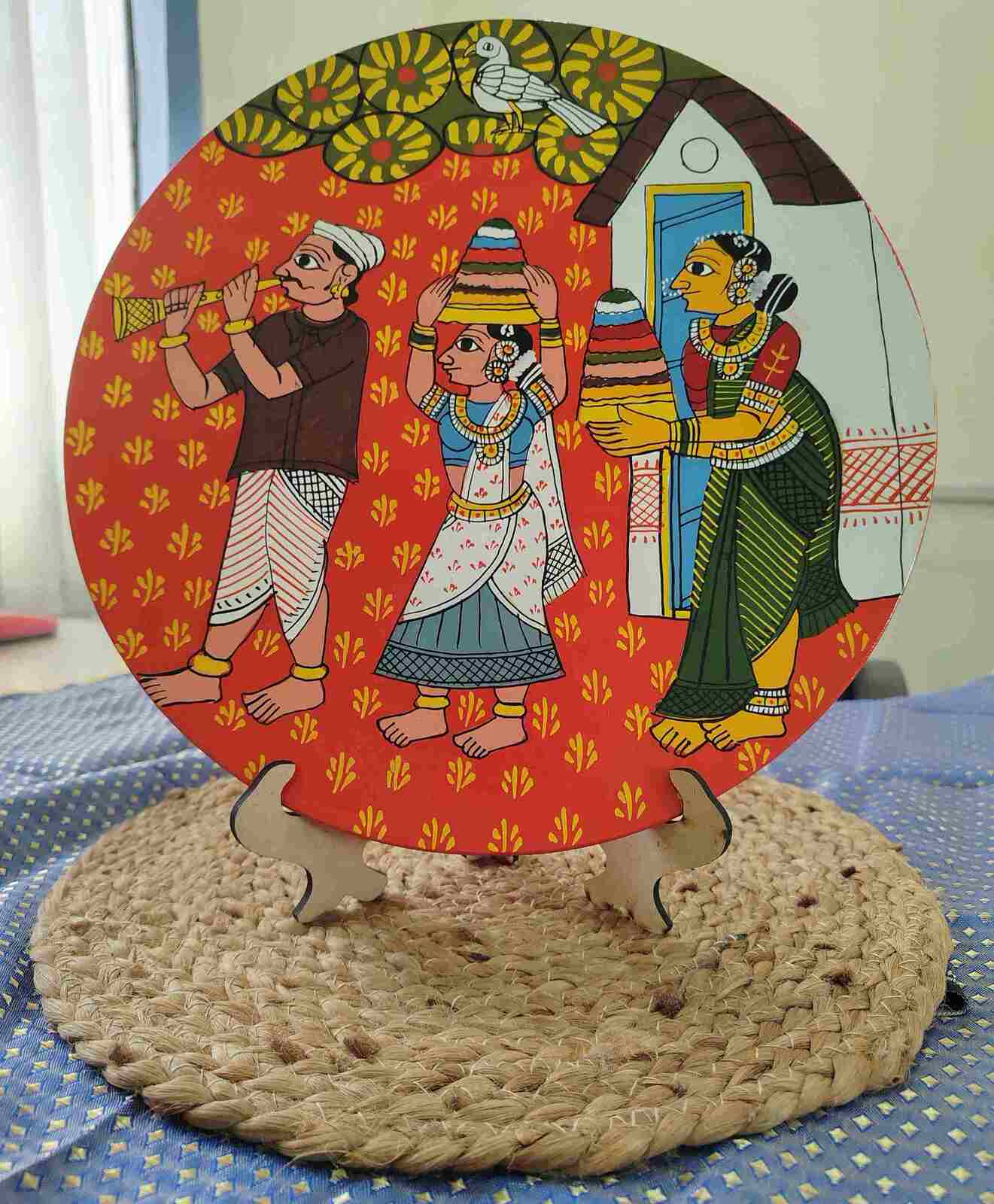 Bathukamma Cherial Painting Bathukamma Cherial Painting